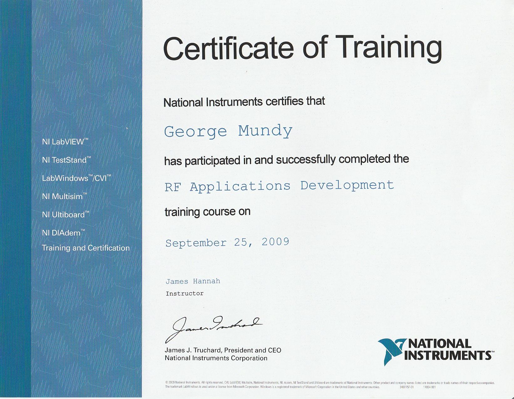 RF Applications Development